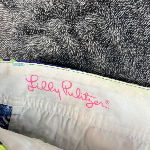 Lilly Pulitzer The Callahan Short Blue Floral 4" Inseam Women's 2 Preppy Coastal - Picture 4 of 10